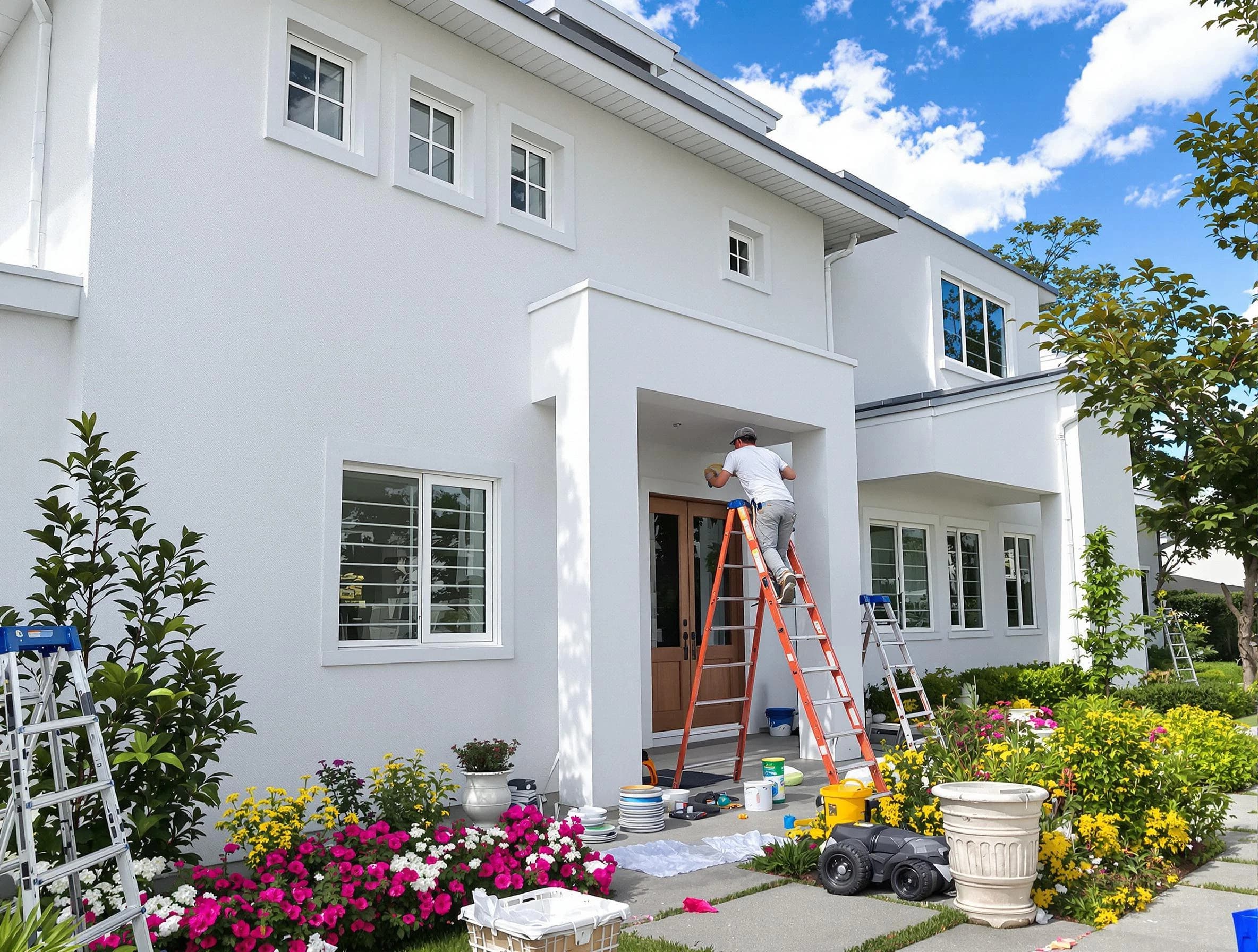 Streetsboro House Painters team delivering a fresh exterior coat in Streetsboro, OH